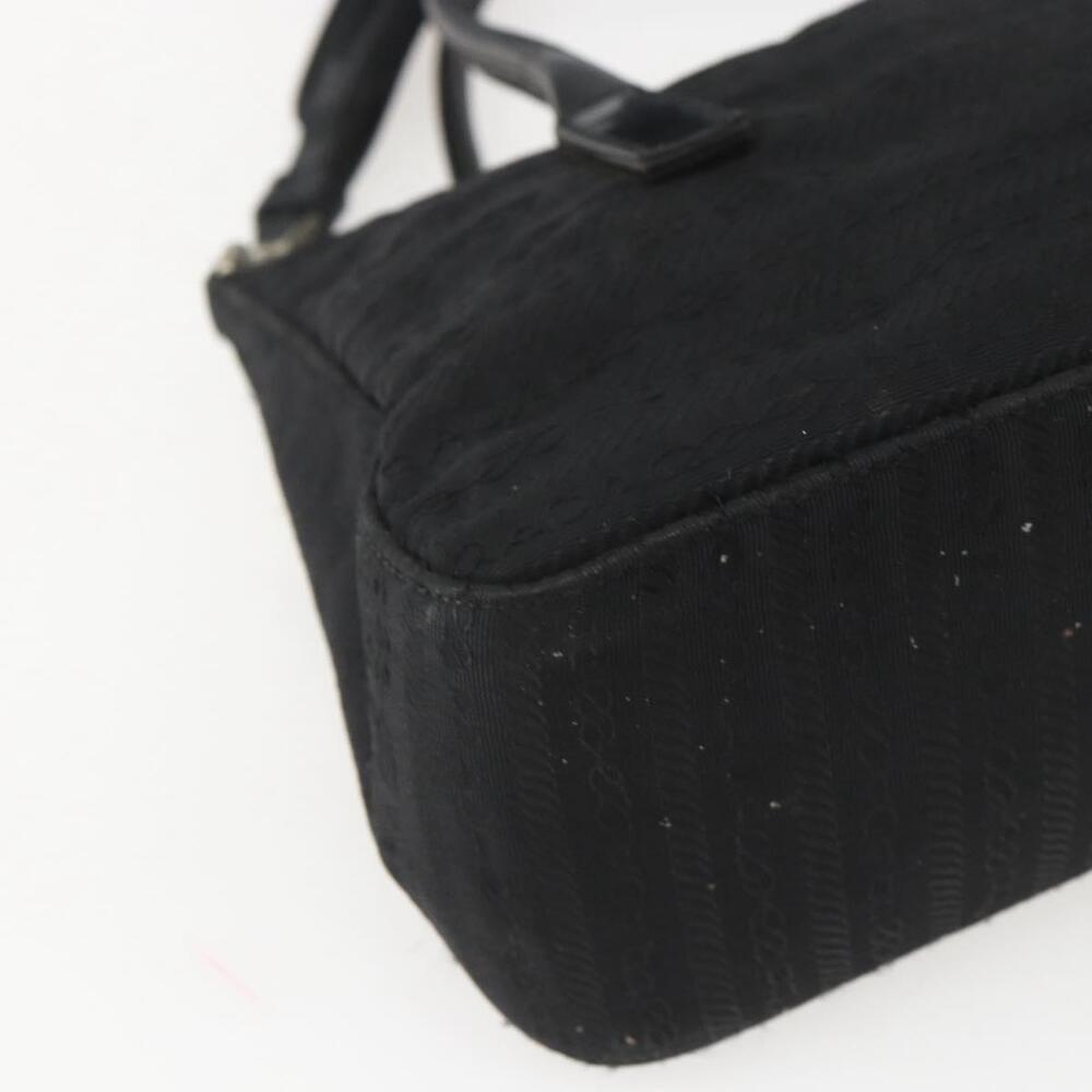 PRADA Hand Bag Nylon 2way Black Silver Auth BA9174 - Picture 9 of 16